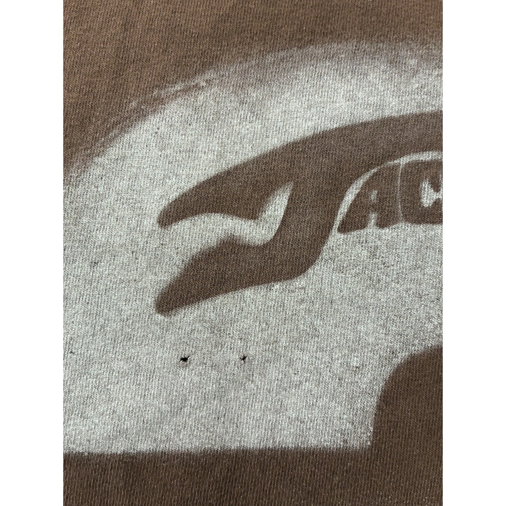 Travis Scott T Shirt XL Brown JackBoys 2 A2 Tee NEW *holes - Picture 8 of 9